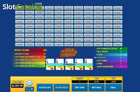 Скрин7. Double Double Bonus Poker (Habanero) слот