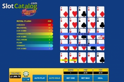 Скрин4. Deuces Wild (Habanero) слот