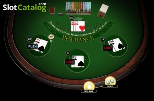 Скрин4. Blackjack 3 Hand слот