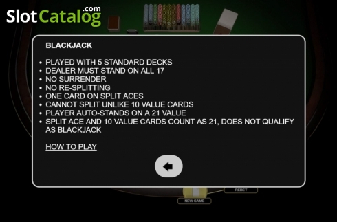 Скрин6. Blackjack 3 Hand слот