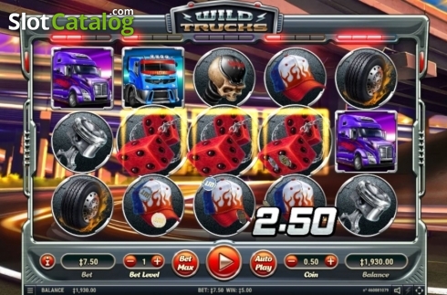 Скрин3. Wild Trucks слот