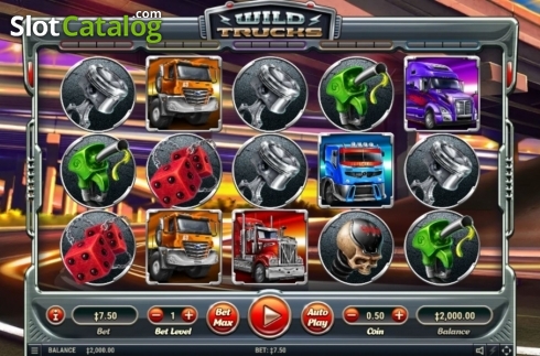 Скрин2. Wild Trucks слот