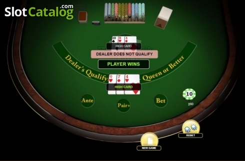 Скрин5. Three Card Poker (Habanero) слот