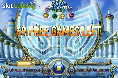 Скрин8. Orbs of Atlantis слот