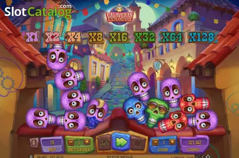 Скрин2. Calaveras Explosivas слот