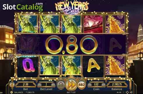 Скрин3. New Year' Bash слот