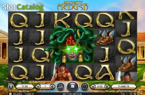 Скрин7. Mighty Medusa (Habanero) слот