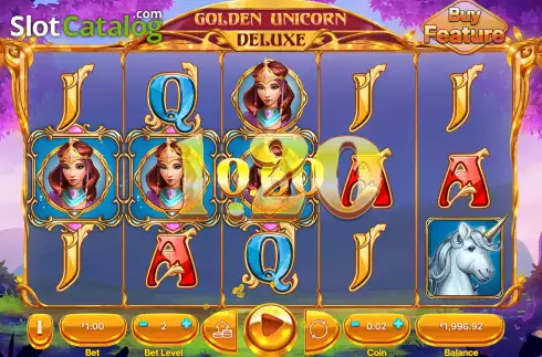 Скрин3. Golden Unicorn Deluxe слот