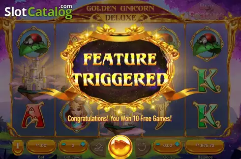 Скрин7. Golden Unicorn Deluxe слот