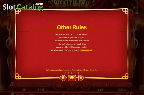 Скрин8. Wealth Inn Happy Luke слот