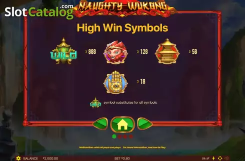 Скрин7. Naughty Wukong слот