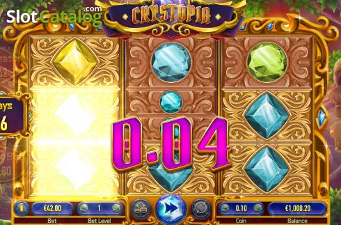 Скрин8. Crystopia слот