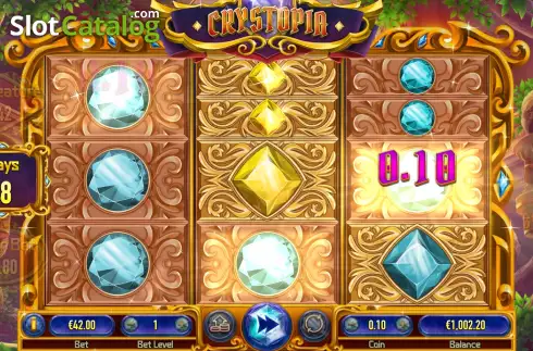 Скрин9. Crystopia слот