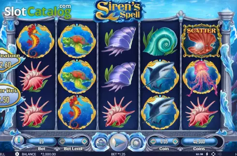 Скрин2. Siren's Spell слот