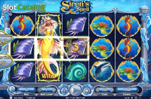 Скрин4. Siren's Spell слот