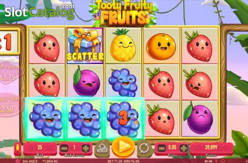 Скрин4. Tooty Fruity Fruits слот