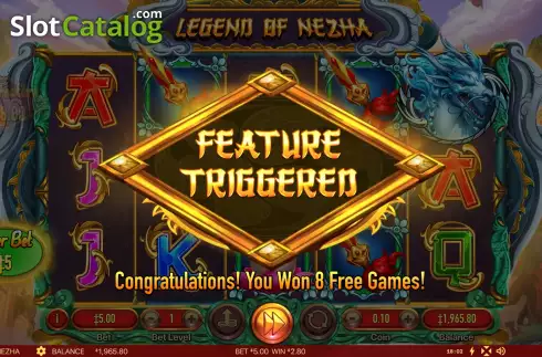Скрин7. Legend of Nezha (Habanero) слот