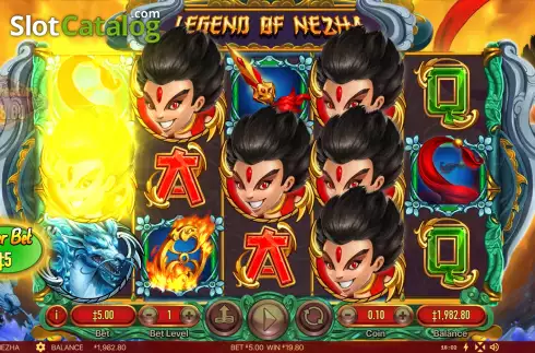Скрин8. Legend of Nezha (Habanero) слот