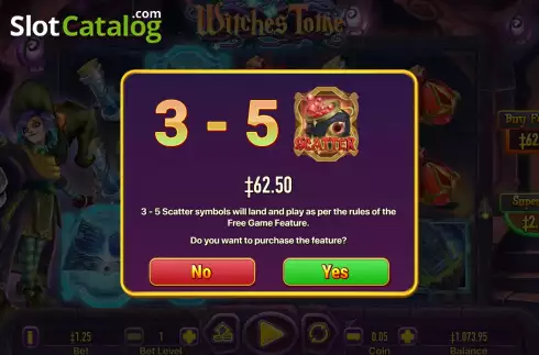 Скрин5. Witches Tome слот