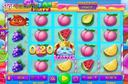 Скрин3. Slime Party слот