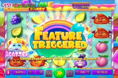 Скрин8. Slime Party слот