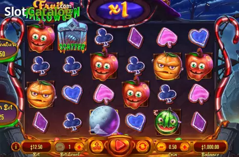 Скрин2. Fruity Halloween слот