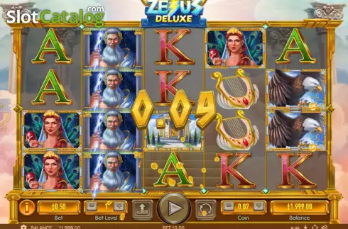 Скрин3. Zeus Deluxe слот