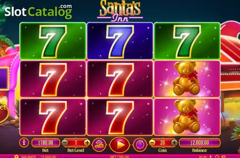 Скрин2. Santa's Inn слот