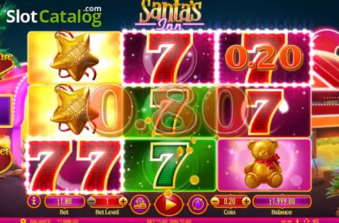 Скрин3. Santa's Inn слот