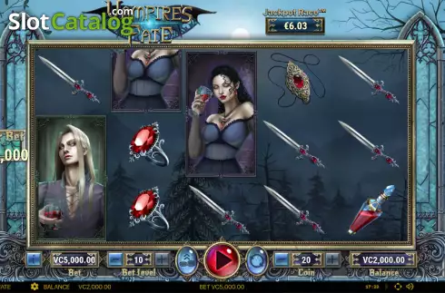 Скрин2. Vampire's Fate слот