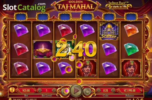 Скрин3. Golden Taj Mahal слот