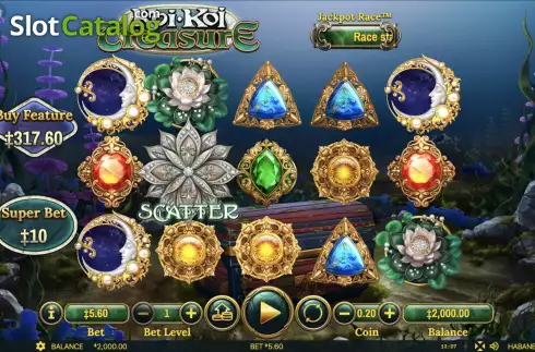 Скрин2. Koi Koi Treasure слот