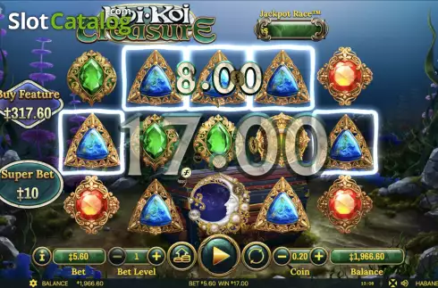 Скрин3. Koi Koi Treasure слот