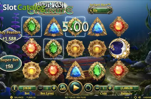 Скрин4. Koi Koi Treasure слот