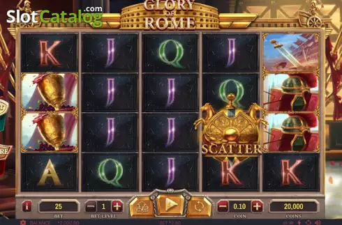 Скрин2. Glory of Rome (Habanero) слот
