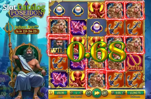 Скрин8. Poseidon (Habanero) слот