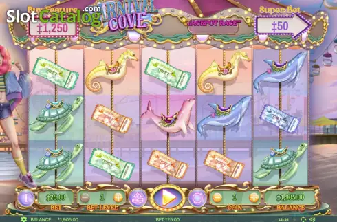 Скрин2. Carnival Cove слот