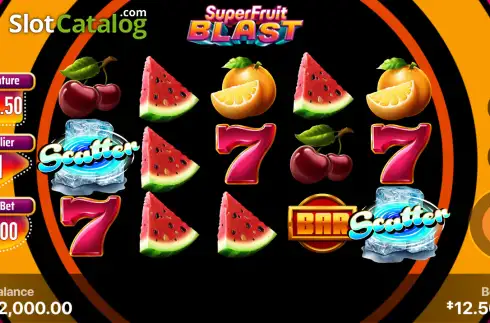Скрин2. Super Fruit Blast слот
