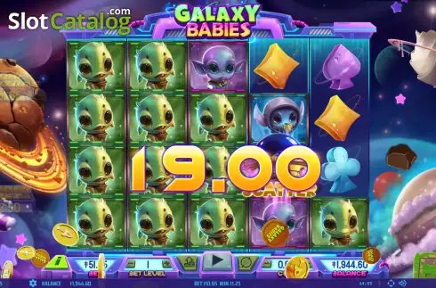 Скрин3. Galaxy Babies слот