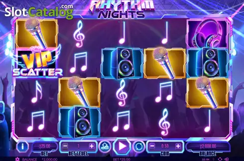 Скрин2. Rhythm Nights слот