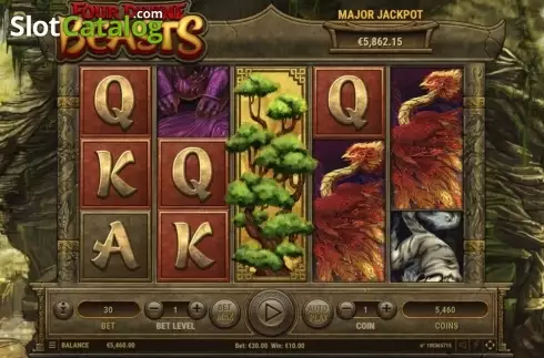 Скрин3. Four Divine Beasts слот