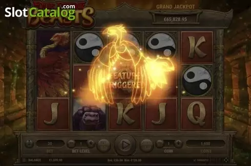Скрин8. Four Divine Beasts слот