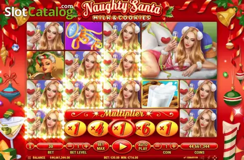 Скрин4. Naughty Santa слот