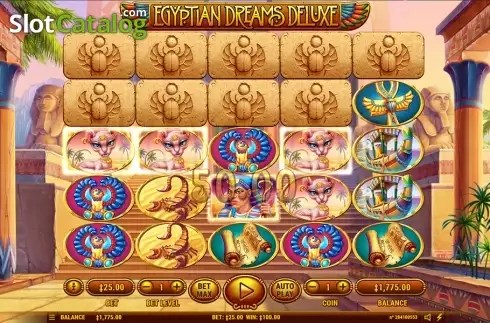 Скрин4. Egyptian Dreams Deluxe слот