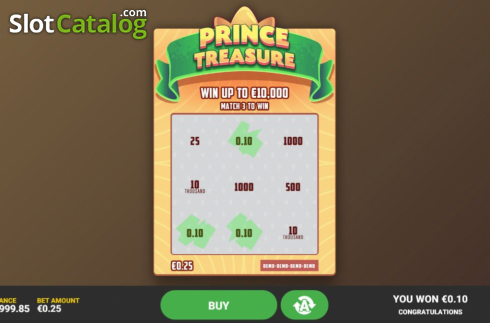 Скрин4. Prince Treasure слот