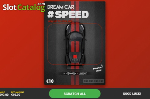 Скрин2. Dream Car Speed слот