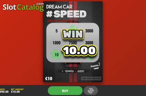 Скрин4. Dream Car Speed слот