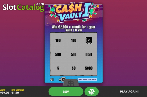 Скрин3. Cash Vault I слот