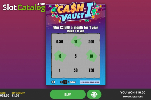 Скрин5. Cash Vault I слот
