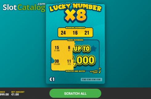 Скрин2. Lucky Number x8 слот
